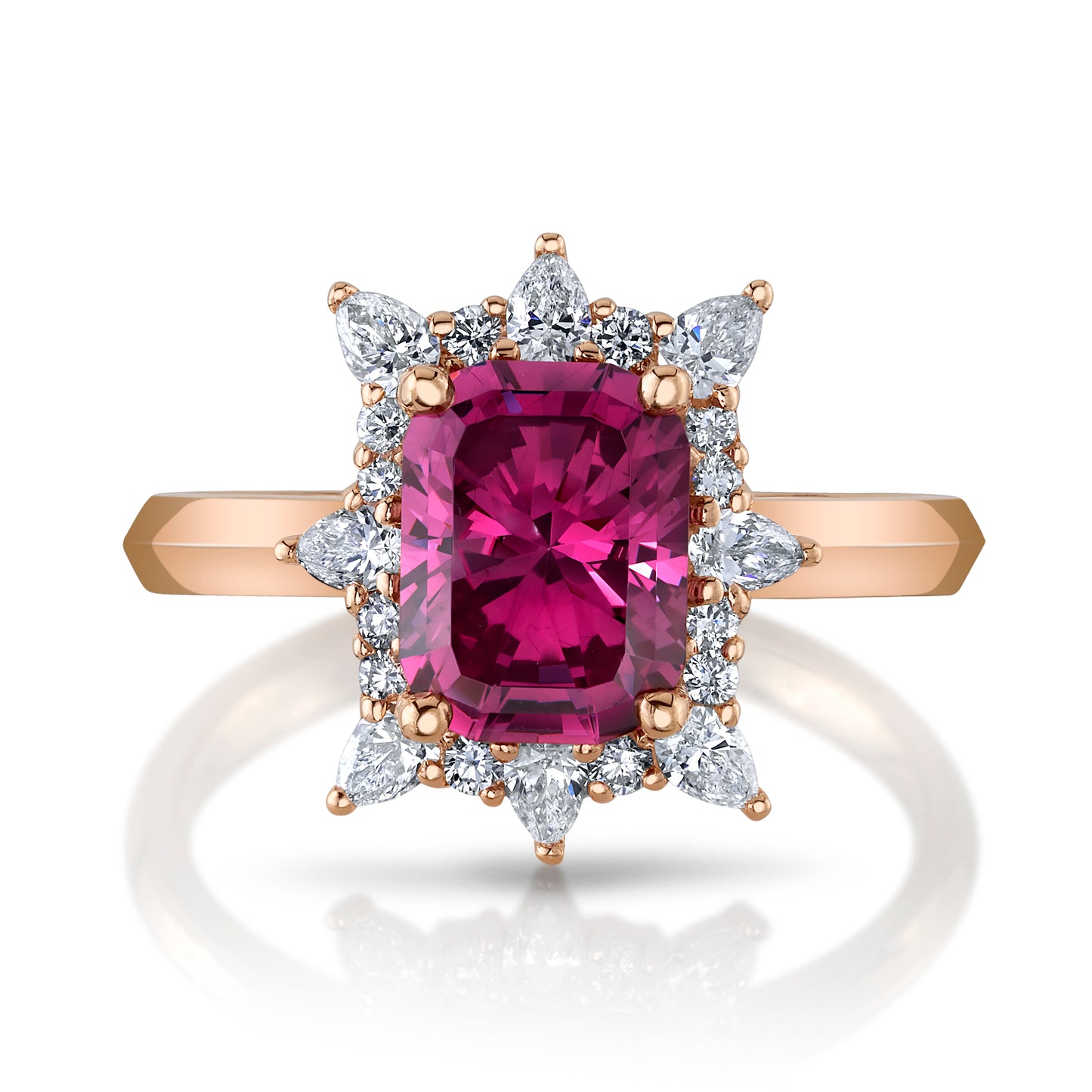 Untreated Umbalite Garnet Ring