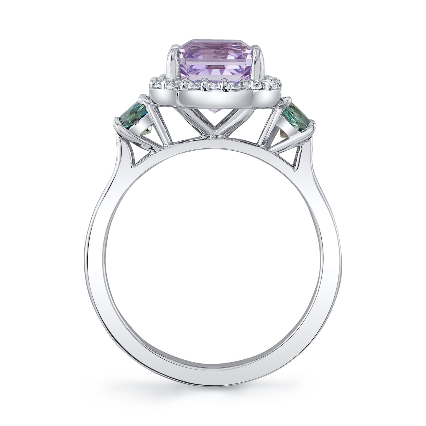 GIA No Heat Sri Lanka Purple Sapphire Ring