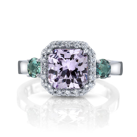 GIA No Heat Sri Lanka Purple Sapphire Ring