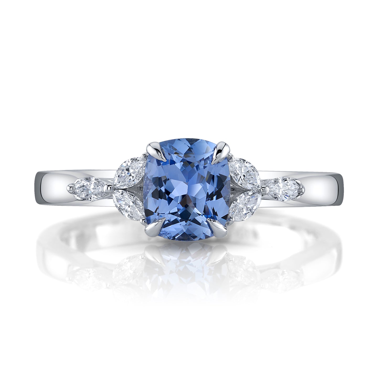 No Heat Sri Lanka Blue Sapphire Ring