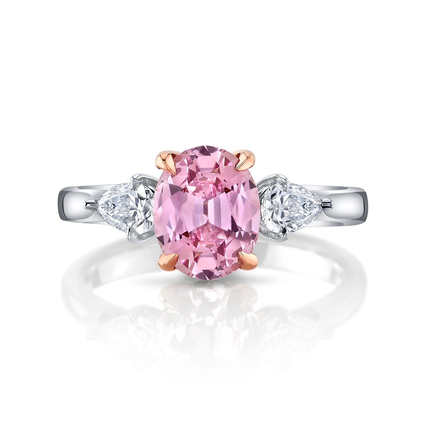 GIA No Heat Pink Sapphire Ring