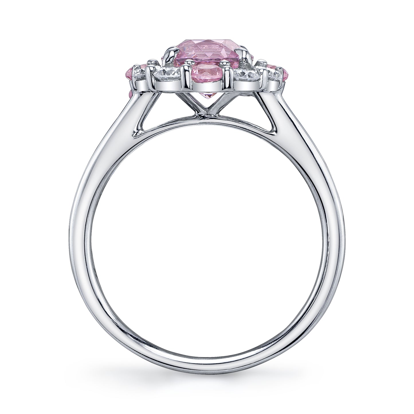 Untreated Pink Spinel Ring