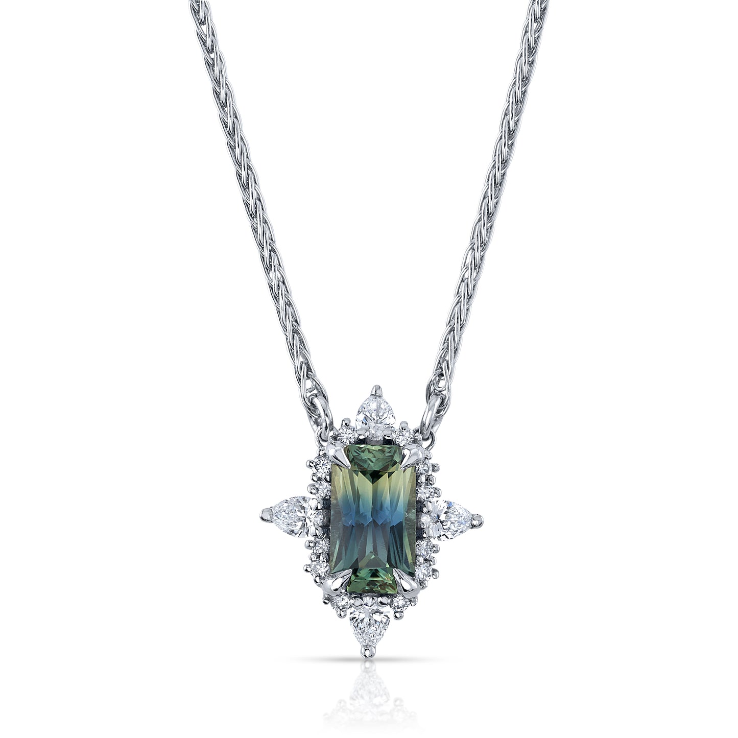 No Heat Tri-Color Sapphire