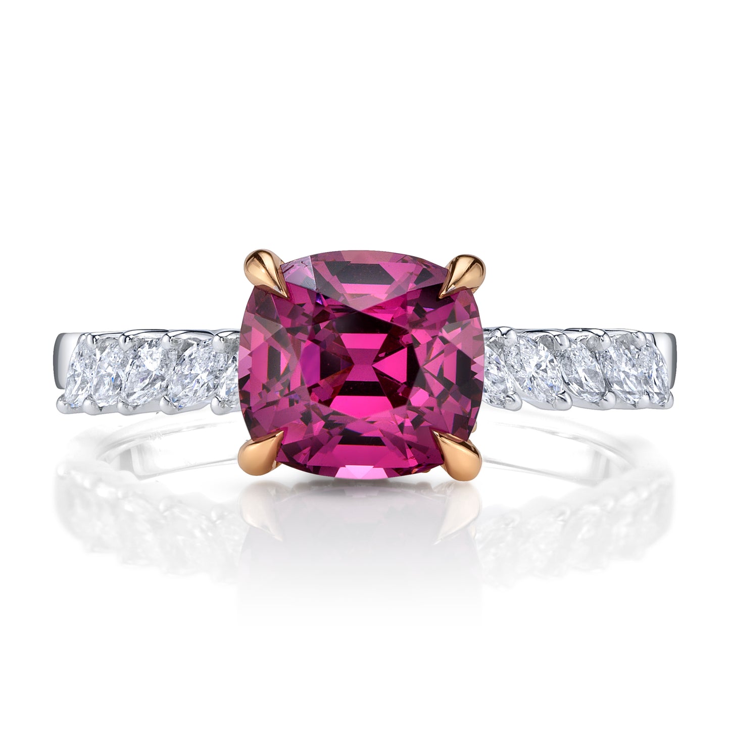 Untreated Umbalite Garnet Ring