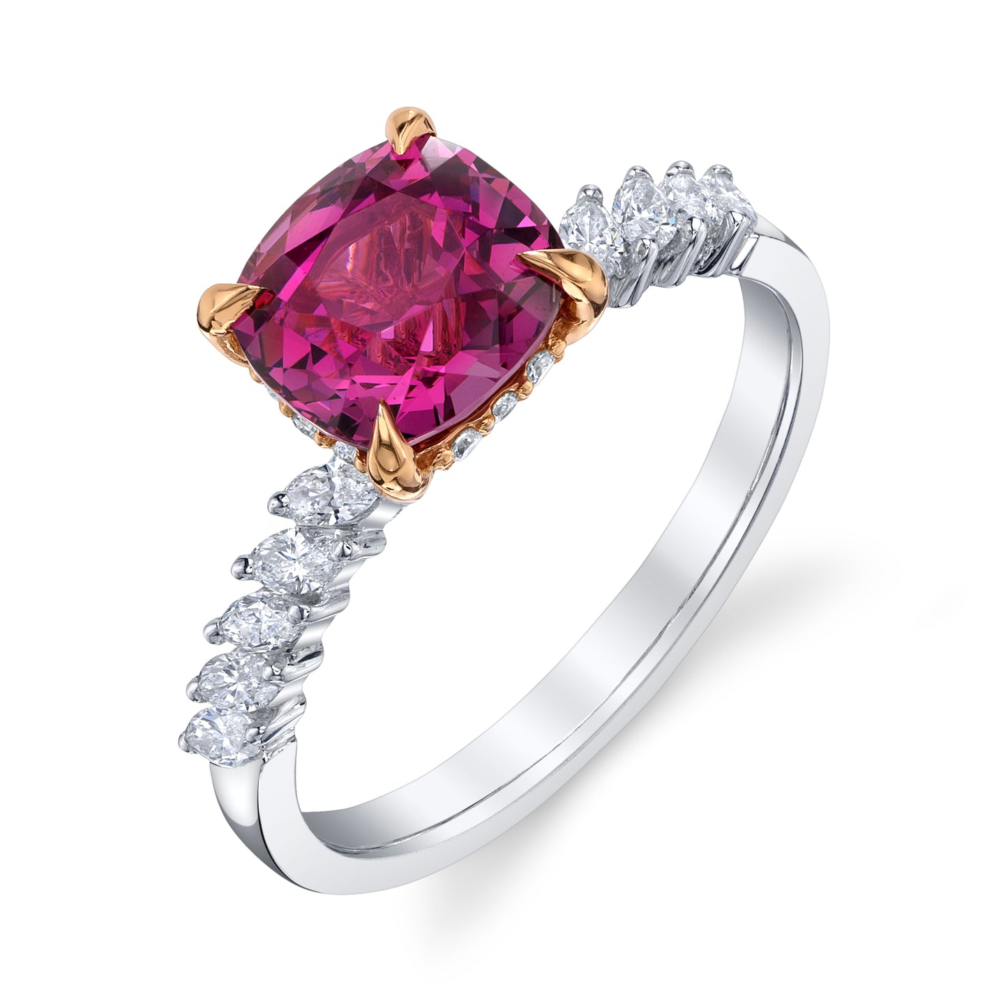 Untreated Umbalite Garnet Ring