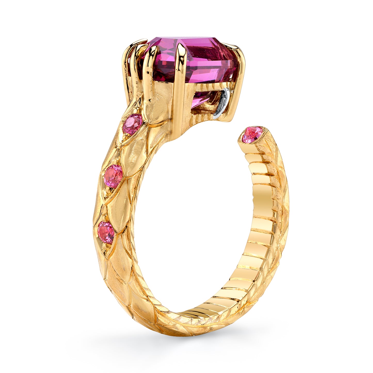 Umbalite Untreated Garnet Ring