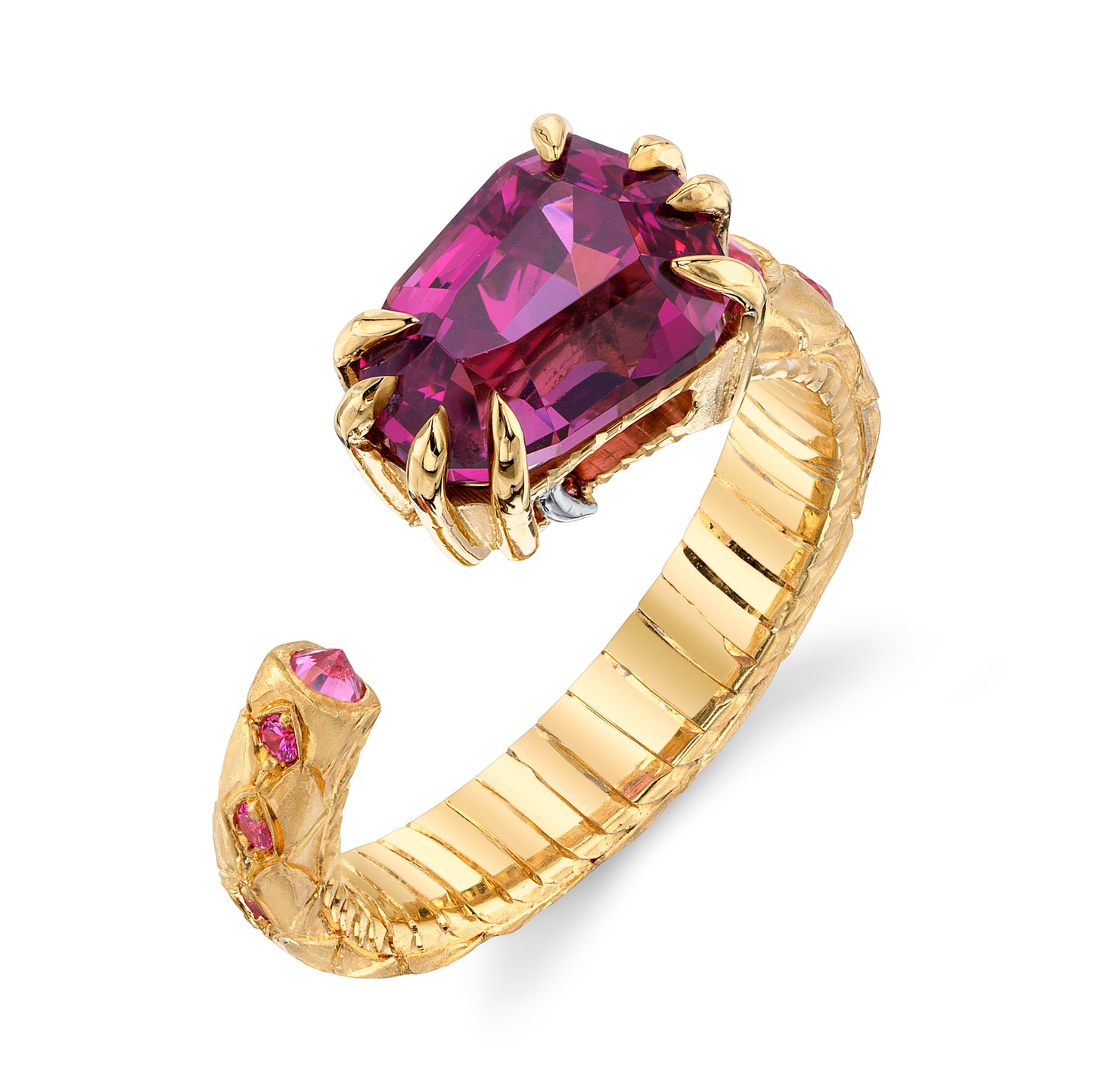 Umbalite Untreated Garnet Ring