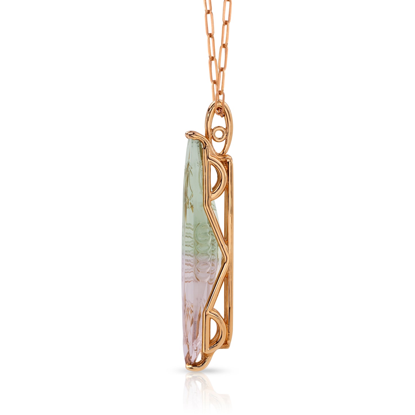 Untreated Bi-Color Tourmaline Necklace