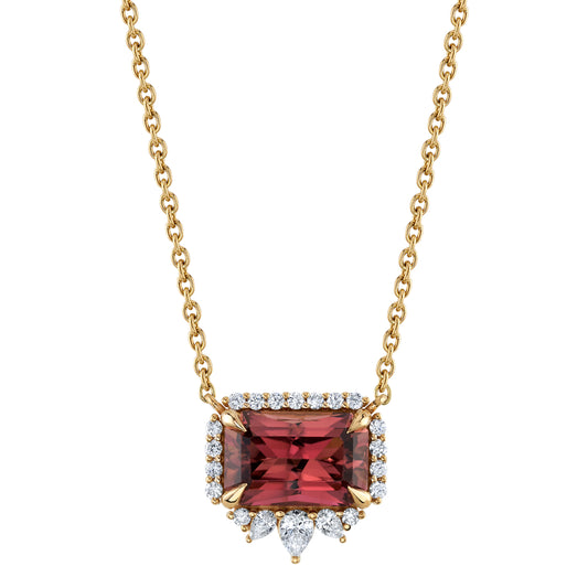 Untreated Afghanistan Tourmaline Pendant Necklace