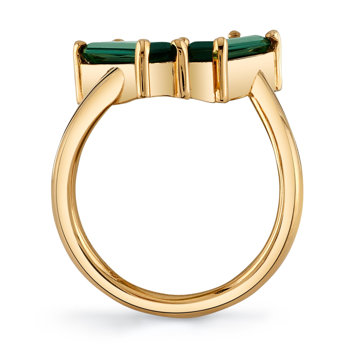 Untreated Brazilian Green Tourmaline Ring