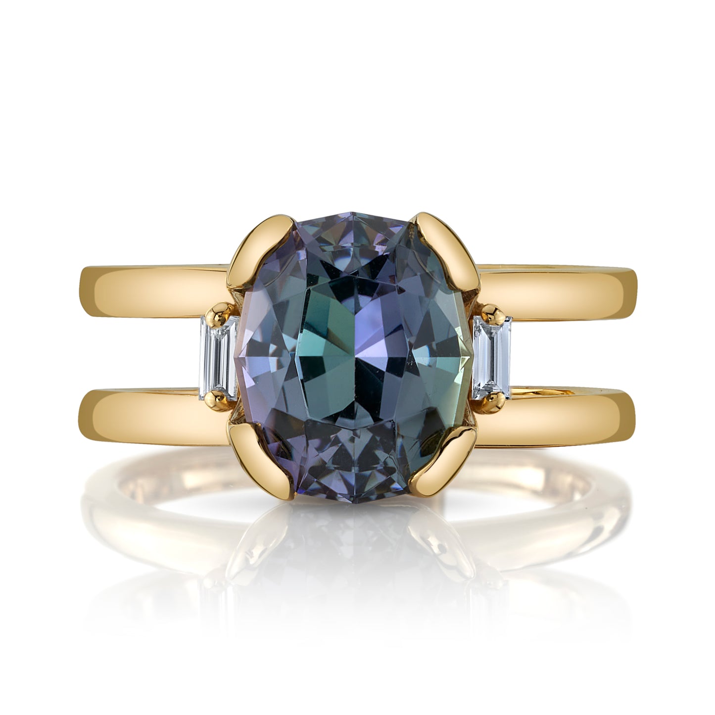No Heat Tanzanite Ring