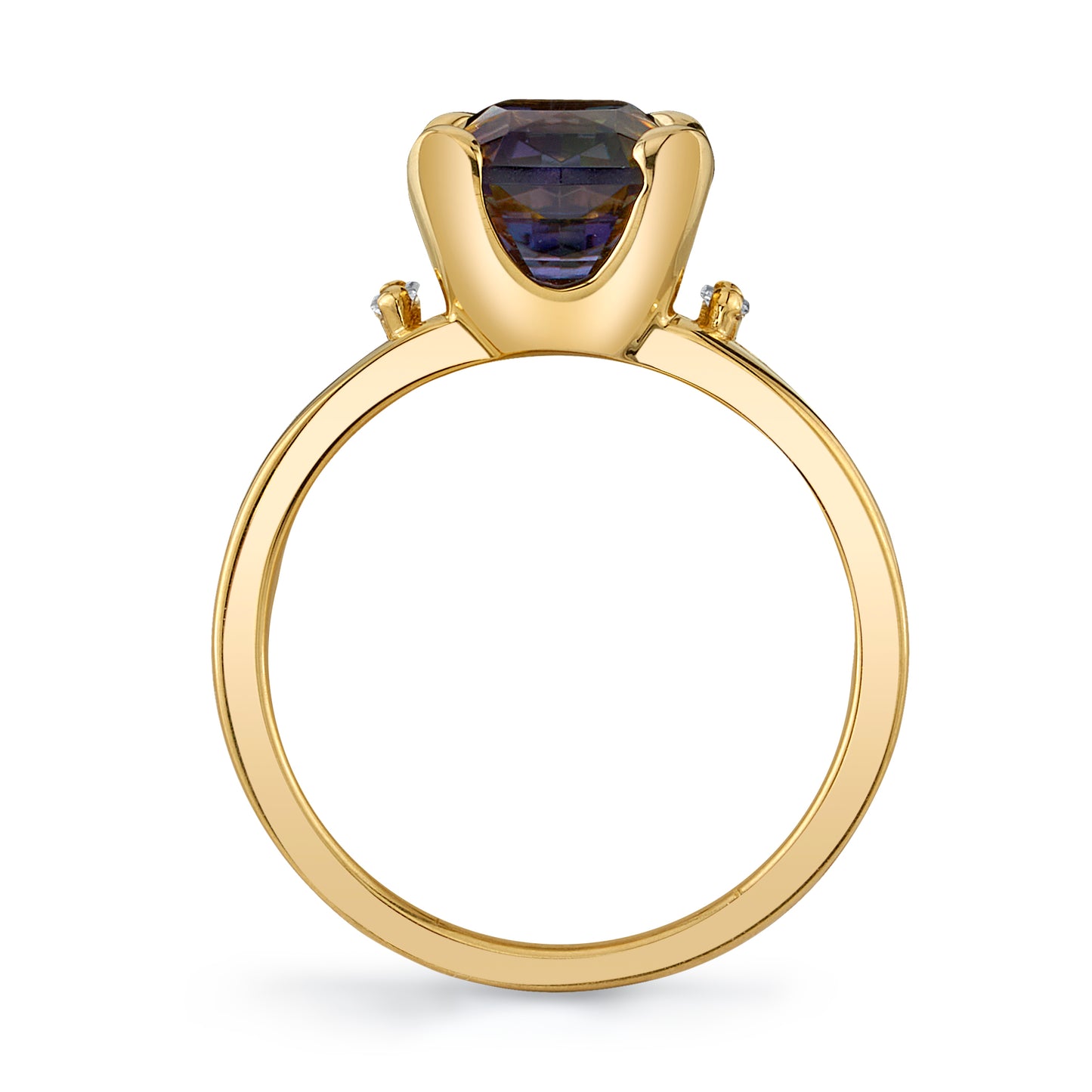 No Heat Tanzanite Ring
