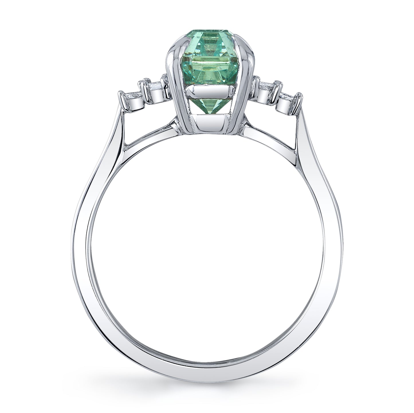 No Heat Nigerian Aquamarine Ring