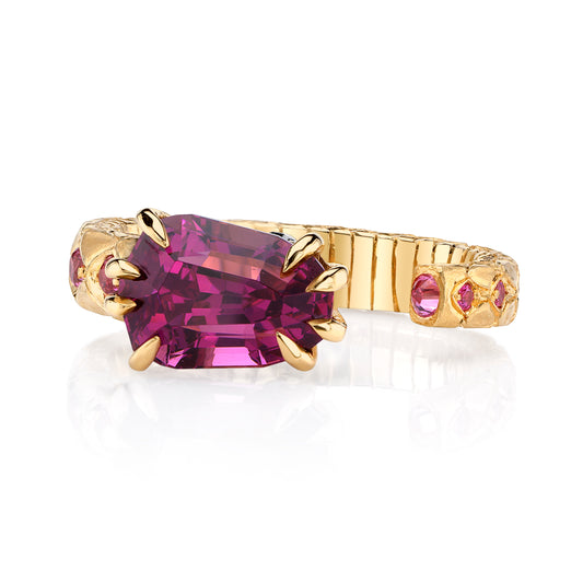 Umbalite Untreated Garnet Ring