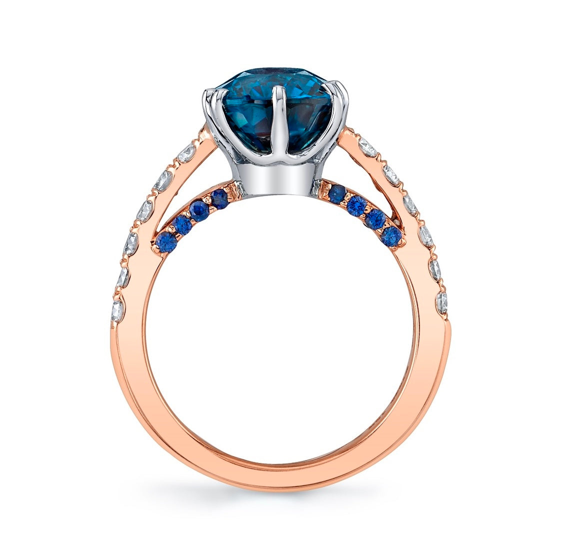 GIA No Heat Blue Sapphire Ring